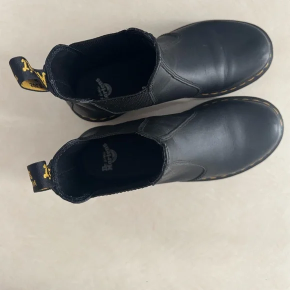 Dr. Martens Black Leather Chelsea Boots - Picture 3 of 4